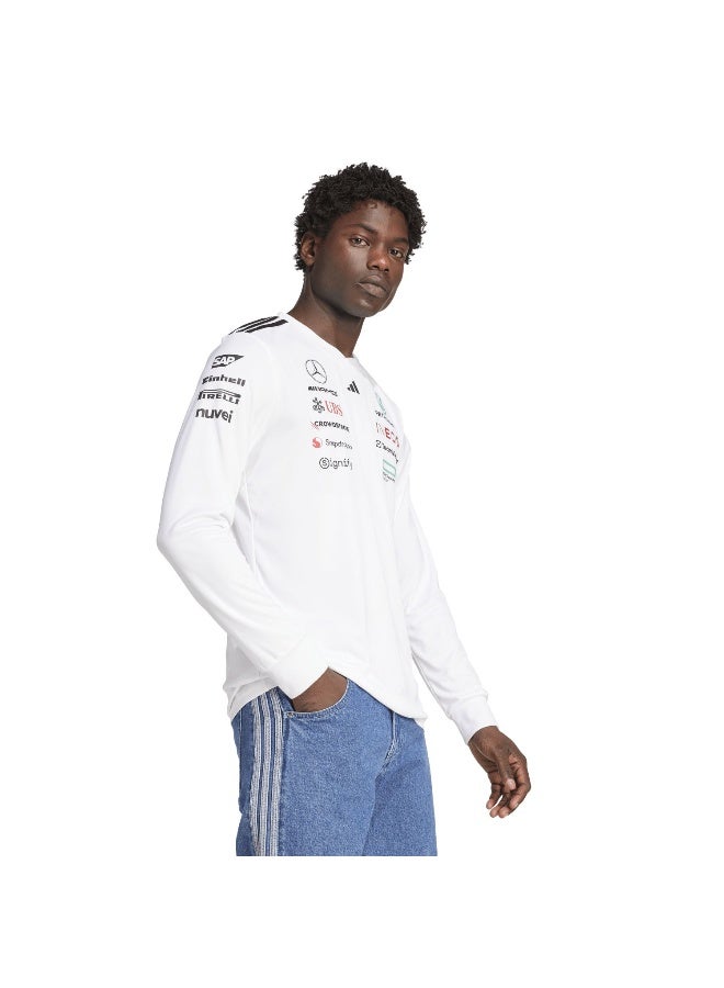 اديداس قميص سائق فريق مرسيدس إيه إم جي بتروناس فورمولا  بأكمام طويلة - Image 4